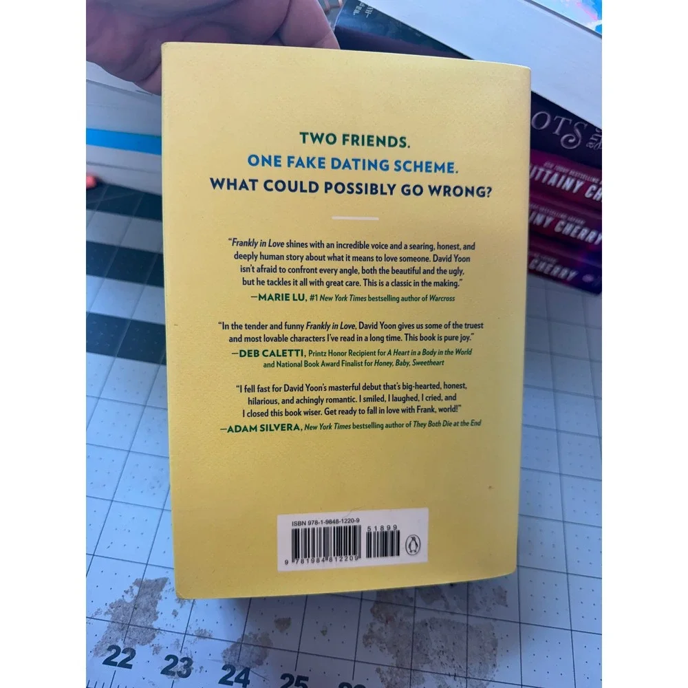 Frankly in Love by David Yoon Hardcover YA Novel Sprayed Edges Putnam 2019